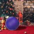 thumbnail image 1 of Bola inflable de Navidad con luz LED Bola decorada con PVC (Púrpura 45 cm), 1 of 7