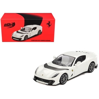 Bburago 22121W Fiat Abarth 500 SS Essesse White 1-24 Diecast Car