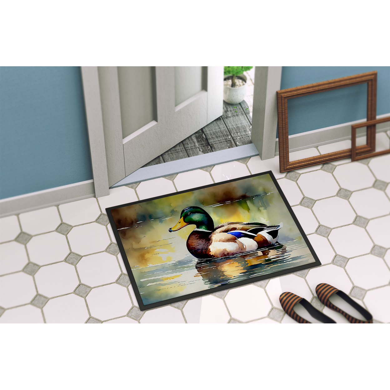 Carolines Treasures DAC3239MAT 18 x 27 in. Unisex Mallard Doormat