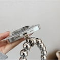 thumbnail image 4 of Compatible with iPhone 15 Case Cute Glitter 3D Stars Crystal Clear with Silver Plating Bracelet Chain Design for Girls Women Kawaii Shockproof Protective Case iPhone 15, 4 of 12