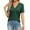Green, variant on ZOHIUM Women's Top Top Women's Short Sleeved Casual V Neck Solid Color Bubble Sleeve Loose T Shirt Top Women Summer Tops Flowy Shirts for Women (Gray,S)
