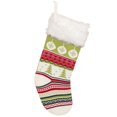 thumbnail image 1 of Christmas Stocking Knitted Decorative Festive Xmas Hanging Sock Holiday Stocking, 1 of 10