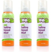 Baby Saline Nasal Spray By , Allergy Relief, Nasal Decongestant, Made With Saline, Fresh, 3.1 Ounce (Pack Of 3)