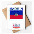 thumbnail image 1 of Haiti Country Love Happy Birthday Greeting Cards Envelopes Blank, 1 of 3