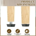 thumbnail image 4 of Niveladores de Muebles Ajustables Uxcell, Patas de Muebles Rosca M8 x 20mm, 4 of 7