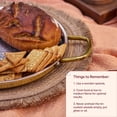 thumbnail image 4 of P•TAL Brass Dosa Tawa with Insulated Handles, 12" Tin Coated Brass Dosa Tava with Ayurvedic Benefits | Naturally Nonstick and Chemical Free (Free 30ml Copper & Brass Cleaning Solution), 4 of 9