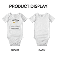 thumbnail image 3 of I'm Proof Mommy Can't Resist Uruguayan Guys Cute Baby Bodysuit (White, 12-18 Months), 3 of 5