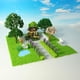thumbnail image 4 of Kit de Material para Manualidades DIY Modelo Tree Manor Mini Vacaciones Realistas para Regalo, 4 of 8