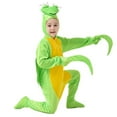 thumbnail image 4 of Zhuashum Onesies 10-12 Years Long Sleeve Children Jumpsuit Hooded Suit Party Jumpsuit Zipper Warm Sleepwear Suit Cute Playsuit Mint Green, 4 of 5