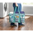 Mainstays Portable Collapsible Laundry Tote with Handles