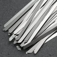 thumbnail image 2 of MasteelfCA BESTOMZ 100 Pcs 4.6mm*300mm Attaches à Fermeture Éclair en Acier Inoxydable, 2 of 8