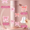 thumbnail image 5 of 35pcs-50pcs Pink Ribbon Stickers Kids Decorative Stickers Bow DIY Stickers for Suitcase Phone Laptop, 5 of 9