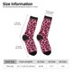 thumbnail image 2 of Balery Rose Leopard Print Calcetas Largas con Estampado para Hombre y Mujer – Suaves y Transpirables, Talla Única (US 5-11), 2 of 6