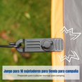 thumbnail image 4 of Abbraccia Sujetador mejorado para tienda de campaña exterior, fijador de lona multifuncional, hebilla para cuerda de viento, 4 of 6