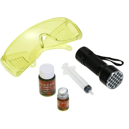 Auto Air Conditioner Leak Detector UV Flashlight Refrigerant Leak