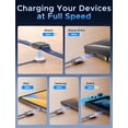 thumbnail image 4 of Cable de carga USB C 3 en 2 para Apple Watch y iPhone, paquete de 2, 4 of 7