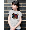 thumbnail image 2 of Argyle Bear Vibes - Classic Plaid Emoji Design Youth's T-shirt, 2 of 4