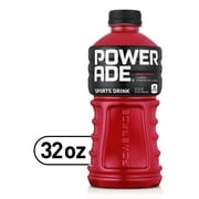 POWERADE Fruit Punch, ION4 Electrolyte Enhanced Fruit Flavored Sports Drink w/ Vitamins B3, B6, and B12, Replenish Sodium, Calcium, Potassium, Magnesium, 32 fl oz