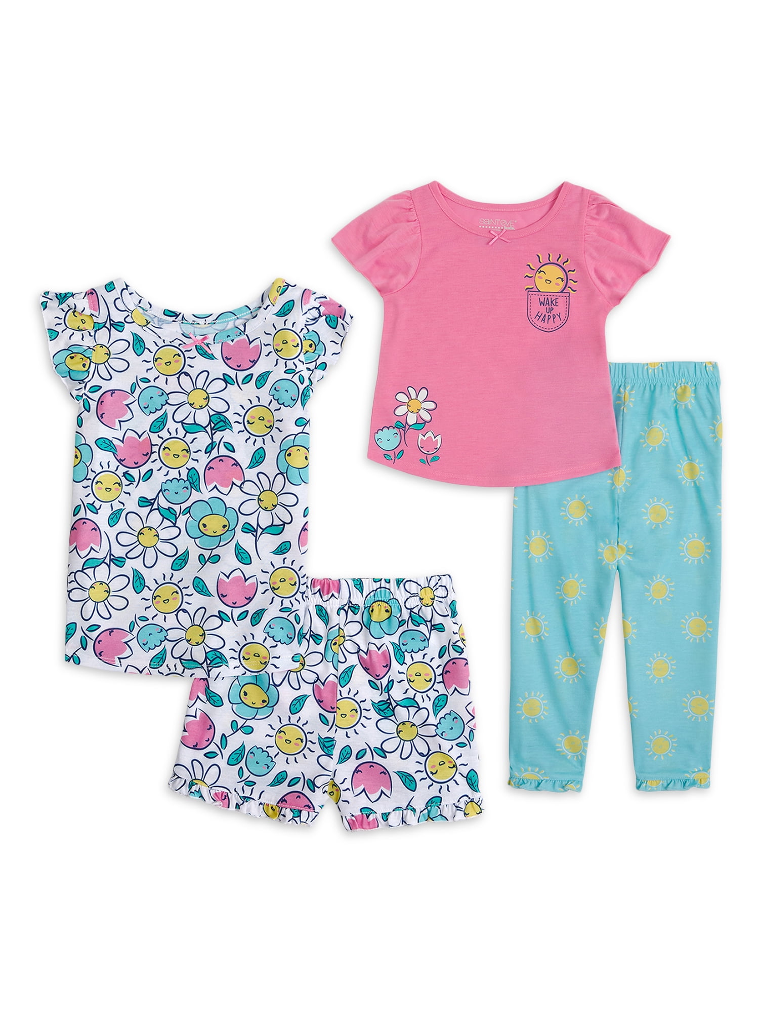 BNWT Hatley Infant Baby Girls 2 Piece Outfit Flower Horses Top & Leggings Set 