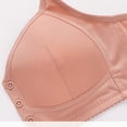 thumbnail image 5 of STETMN Womens Plus Size Front Closure Wireless Bras Push Up Breathable Shaping Vest Style Sleep Everyday Bra, 5 of 8