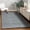 Dark Gray, variant on Luxe Weavers Moroccan Lines Area Rug Gray 8x10, Easy Clean Modern Home Décor Rug