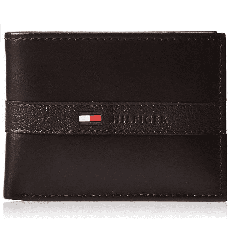 Tommy Hilfiger Tommy Hilfiger Men's RFID Tech Protection Slim Smooth