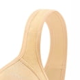 thumbnail image 4 of Bras for Women Front Closure Full Coverage Snap Closing Bra Push Up No Underwire Bras With Support Beige 42, 4 of 4
