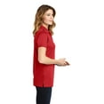 thumbnail image 3 of Sport-Tek Ladies PosiCharge Active Textured Polo-S (True Red), 3 of 6