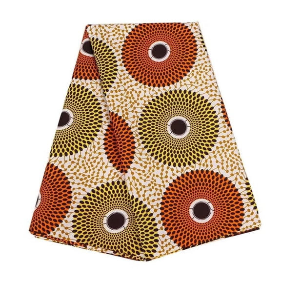 BintaRealWax 6 Yards African Fabric Polyester Material Wax Print Ankara Fabric for Party Dress 537