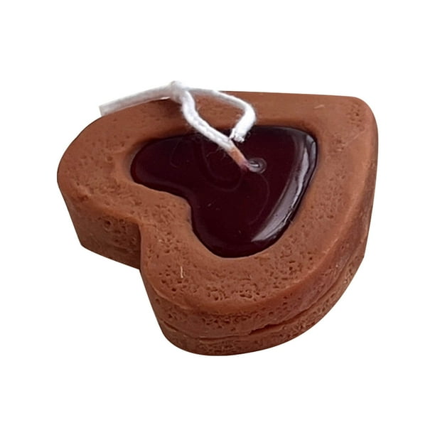 velas en forma de corazón para bodas románticas, decoraciones con velas, cenas románticas y regalos de San Valentín.