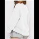 thumbnail image 4 of Sudaderas de Larga para Mujer, Cuello Redondo, Jerséis Holgados, Tops de Otoño M, 4 of 9