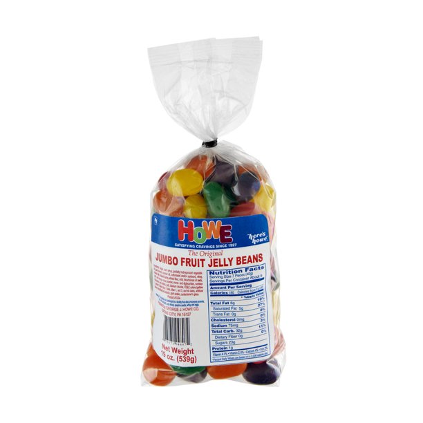 Howe Jumbo Fruit Jelly Beans, 19 Oz.