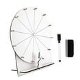 thumbnail image 1 of GUOOL Roue Rotative pour Prix Roue de Fortune Plateau Tournant pour Magasin Activités Promotionnelles Supermarché Pub Accessoires de Fête Blanc, 1 of 9