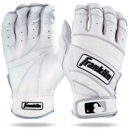 UPC: 0025725395958 | Franklin Sports MLB Double Extra Large Batting Gloves Natural II Pearl and White Adult