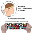 thumbnail image 7 of Wukai Geometry Sports sweatband,Men & Women Sweatband Headband for Running, Cross Training, Racquetball, Working Out, 7 of 7