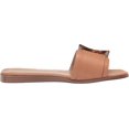 thumbnail image 6 of Sam Edelman Inez Light Cuoio Brown Squared Open Toe Buckle Slip On Slide Sandals (Light Cuoio Brown, 10.5), 6 of 6