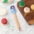 thumbnail image 3 of Holiday Time Silicone & Beechwood Spatula, Winter Scene, Blue, 3 of 10