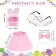thumbnail image 3 of Easter Garden Statue Outfit White Accessory Set for 23 in Porch Cement Sculpture Holiday Lawn Yard Decorations White Theme, 3 of 4