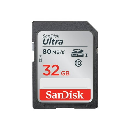 SanDisk 32GB Ultra SDHC UHS-I Memory Card - 80MB/s, C10, Full HD, SD Card - (Best Sd Card For Hd Camcorder)