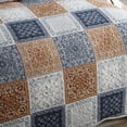 thumbnail image 3 of Juego de colcha reversible NEWLAKE tamaño king con bloques de color, 3 of 9