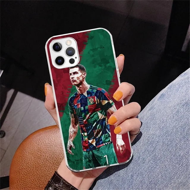 Suitable For IPhone15promax New Football World Cup Football Fans Around C Luo Mobile Phone Case-Vinsniv