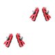 thumbnail image 3 of Eigraketly 1 par de piezas de bloque de freno de pastillas de freno accesorio de repuesto profesional pieza de bicicleta de actualización para reparación Negro rojo 2piezas Eigraketly CBP226758, 3 of 5