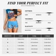 thumbnail image 6 of Lsque Bluey Pattern High Waisted Biker Shorts for Women-Tummy Control Fitness Athletic Workout Running Yoga Gym Shorts,Moisture-Wicking-Large, 6 of 9