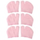 thumbnail image 2 of Calcetines con punta ANGGREK para dedo gordo del pie 3 pares rosa antideslizantes, 2 of 8
