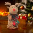 thumbnail image 2 of Bearachild Cantando Reno Eléctrico Felpa de Navidad Reno Relleno Reno de pie Elk Figuras Muñeca Fiesta de Navidad Favores Kits de decoración para fiestas, 2 of 6