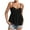 Black, variant on Uaswgudfs Tank Top for Women Sleeveless with Ruffled Front & Flowy Hem: Lightweight Breathable Fabric, Casual Chic Style Summer Blouse & Layered Top Black L