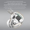 thumbnail image 1 of KZ-ASX Audífonos de 3,5 mm Jack In Ear Audífonos para teléfono (plata con micrófono) Ndcxsfigh Para estrenar, 1 of 8