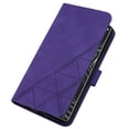 thumbnail image 4 of SaniMore for Google Pixel 6 Pro 6.7" Case Wireless Charging Support, Magnetic Flip Wallet Card Holder PU Leather Cover Built-in Kickstand & Wrist Strap Full Body Protective Shell, Purple, 4 of 8