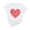 White1, variant on Jalioing Heart Print T Shirt for Women Trendy Tees Tops Short Sleeve Crew Neck Loose Fashion Shirts