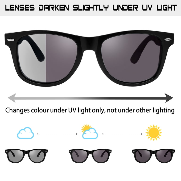 Kanastal Photochromic Sunglasses, Adaptive Square Frame photo 5